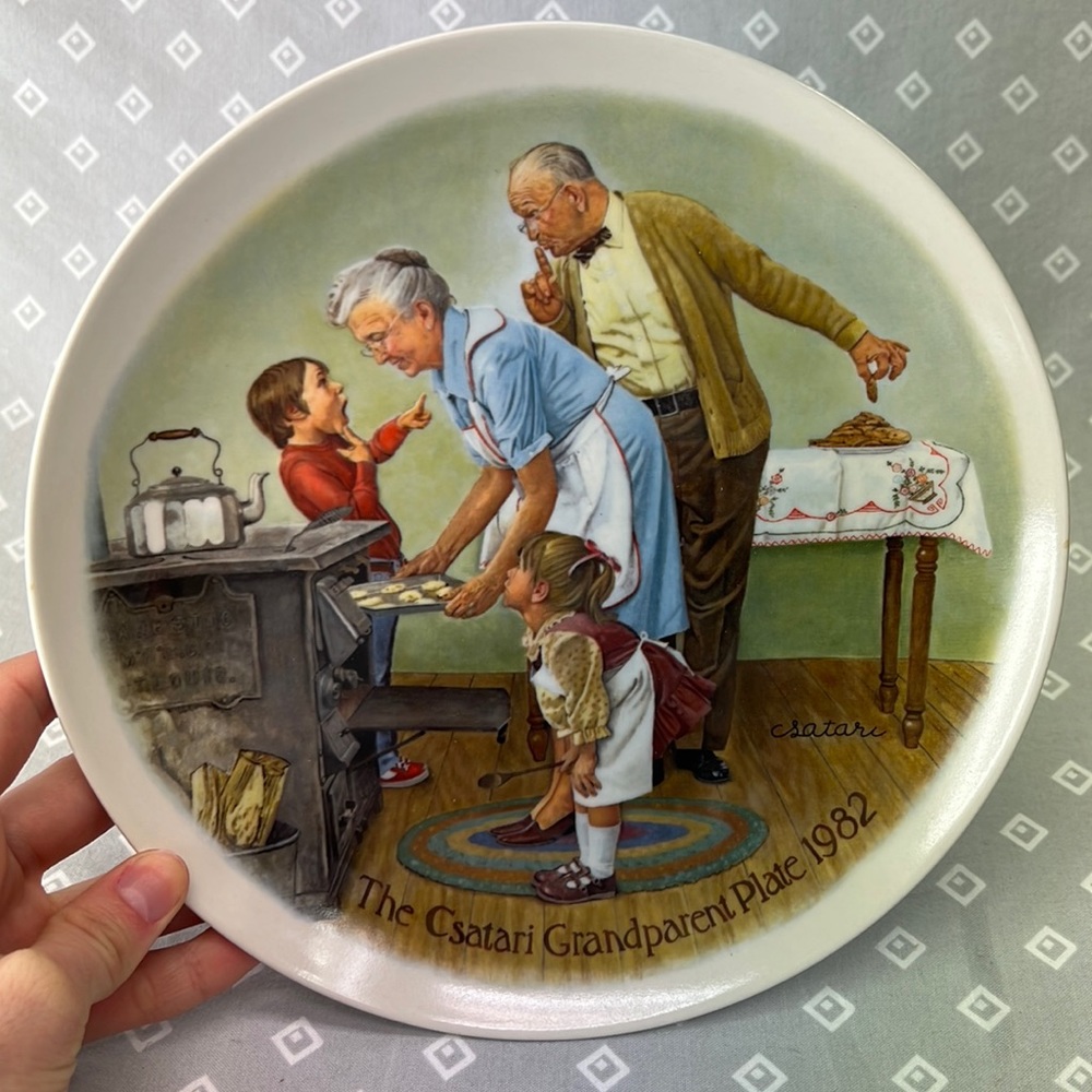 “The Cookie Tasting” Collectible Plate